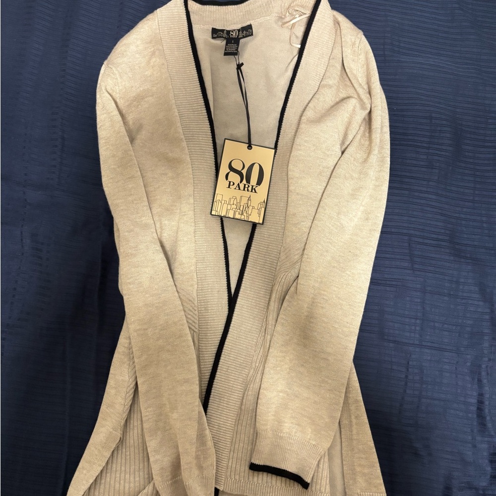 Women's Cream Cardigan Sweater
